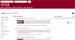 Desktop Screenshot of my.hesston.edu
