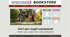 Desktop Screenshot of books.hesston.edu